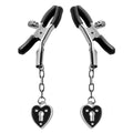 Master Series® Heart Padlock Nipple Clamps - Rolik®