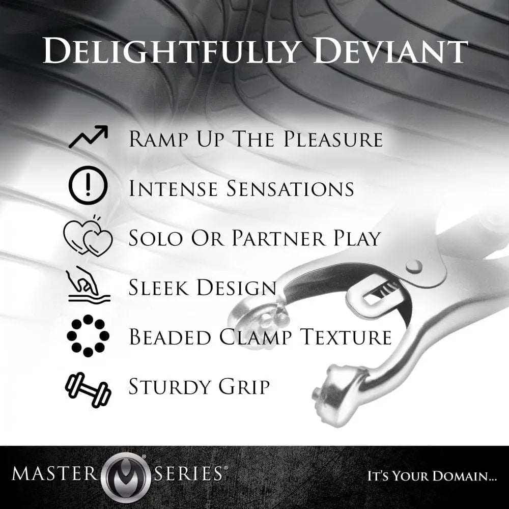 Master Series® Monarch Clover Style Nipple Clamps - Rolik®