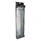Master Series® Nipple to Clit Tweezer Clamp Set - Silver - Clamps