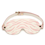 XR Brands® Master Series® Pink Tiger Kitty Bondage Set - 7-Piece Vegan Leather Kit Multicolor