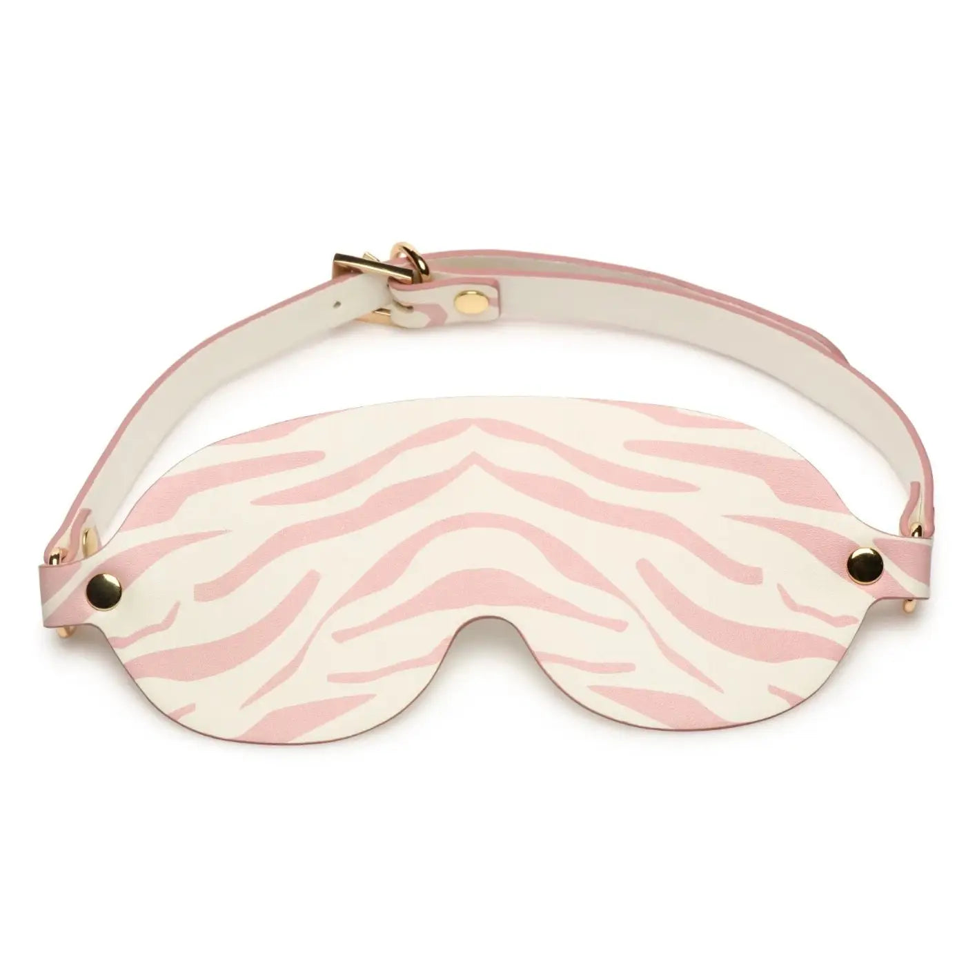 XR Brands® Master Series® Pink Tiger Kitty Bondage Set - 7-Piece Vegan Leather Kit Multicolor