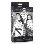 Black Master Series® Snip Heavy Duty Bondage Safety Scissors with Clip