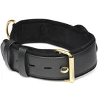 XR Brands® Master Series® Tracer Vegan Leather Tracking Collar | Adjustable | Lockable Black