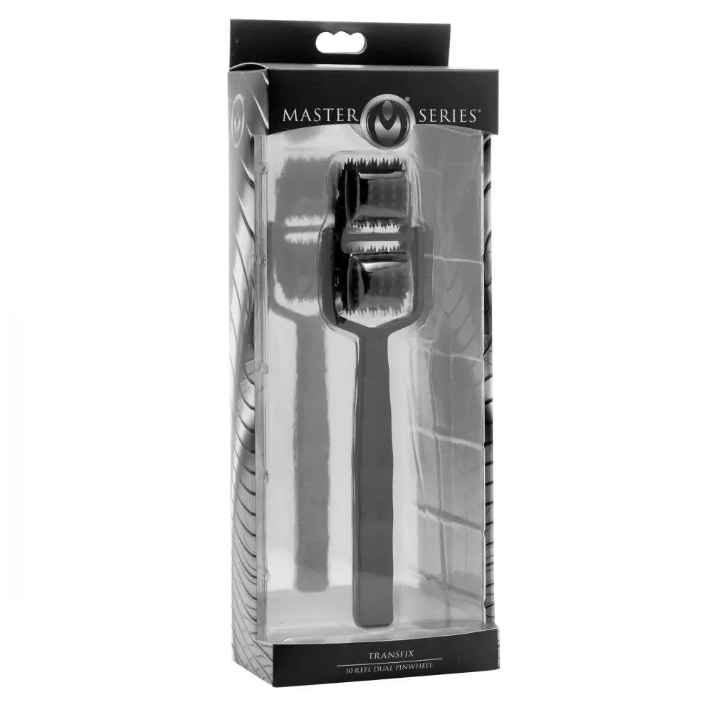 Master Series® Transfix 10 Reel Dual Pinwheel - Black - Tickler