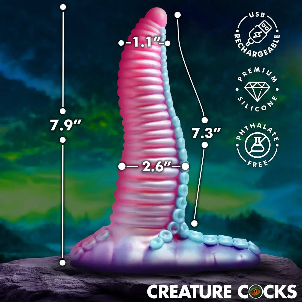 XR Brands® Mega-Tenta Vibrating Fantasy Tentacle Dildo – Remote Control | Brands