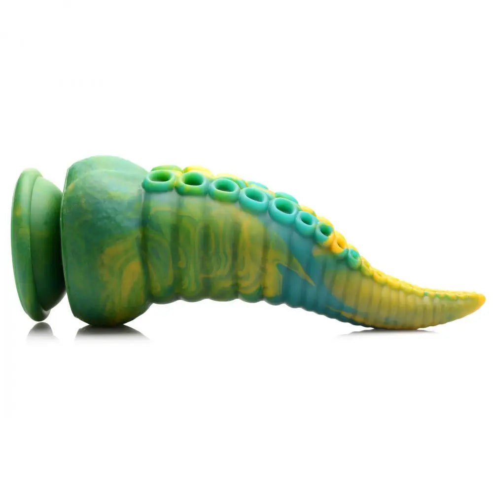 Monstropus Tentacled Monster Silicone Dildo - Green