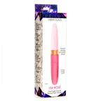 Prisms® 10X Rosé Dual Ended Smooth Silicone and Glass Vibrator - Pink