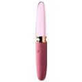 Prisms® 10X Rosé Dual Ended Smooth Silicone and Glass Vibrator - Rolik®
