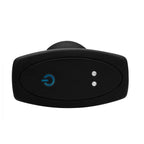 Rimmers™ Slim R Smooth Rimming Plug w/Remote - Black - Butt