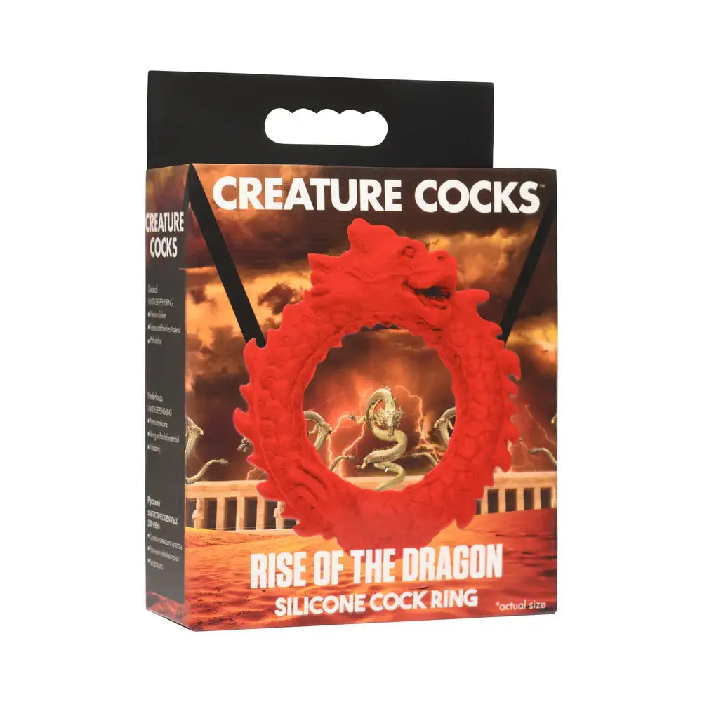 Rise of the Dragon Silicone C - Ring - Red - C-Ring