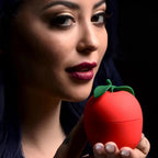 Shegasm™ 6X Forbidden Apple Silicone Clit Stimulator - Red - Vibrator