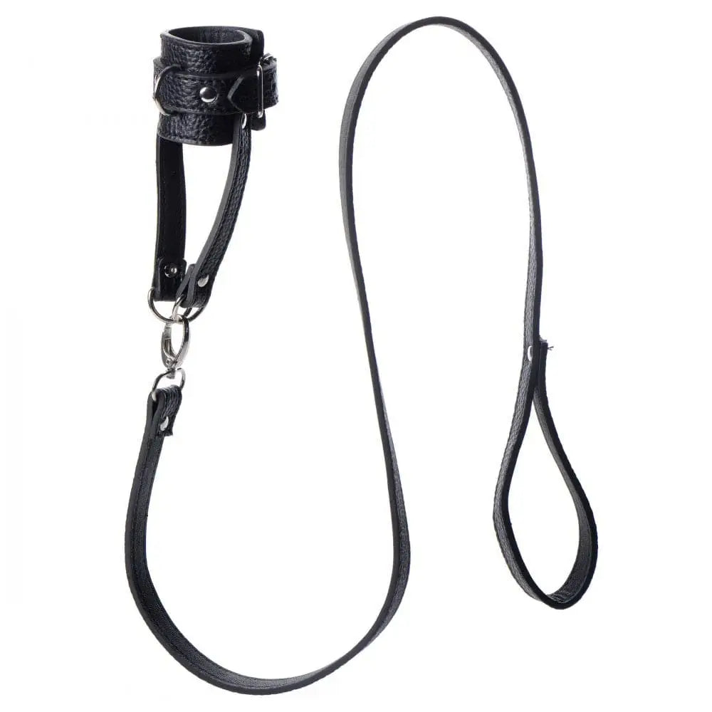 XR Brands® Strict™ Ball Stretcher With Leash - Rolik®