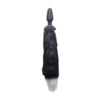 Tailz® Waggerz Moving + Vibrating Fox Tail Butt Plug - Black