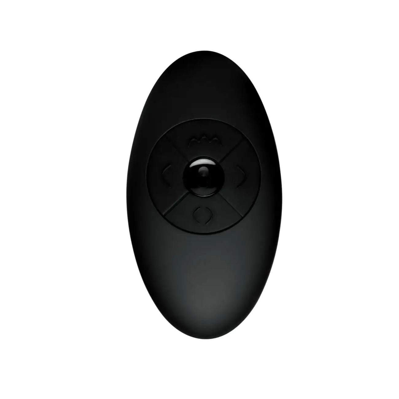 Thunderplugs™ Silicone Vibrating & Thrusting Plug w/ Remote - Black - Butt