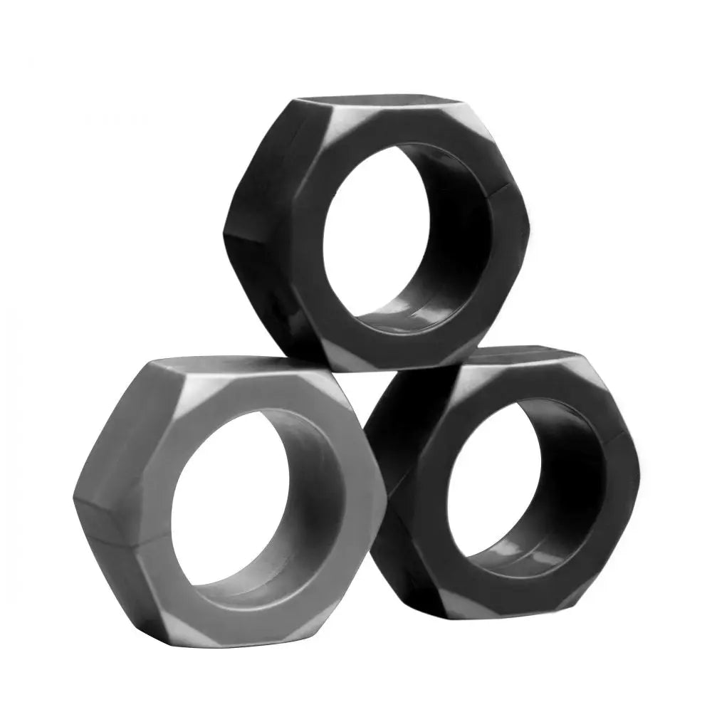 Tom of Finland® C-Nuts C-Ring 3-Piece Set