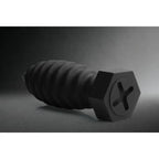 Tom of Finland® Screw You Anal Plug - Black - Butt