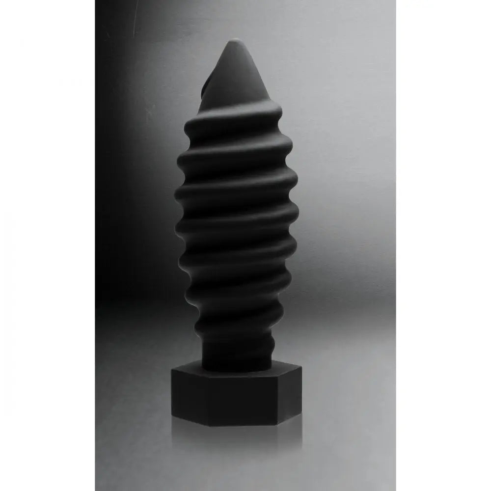 Tom of Finland® Screw You Anal Plug - Black - Butt