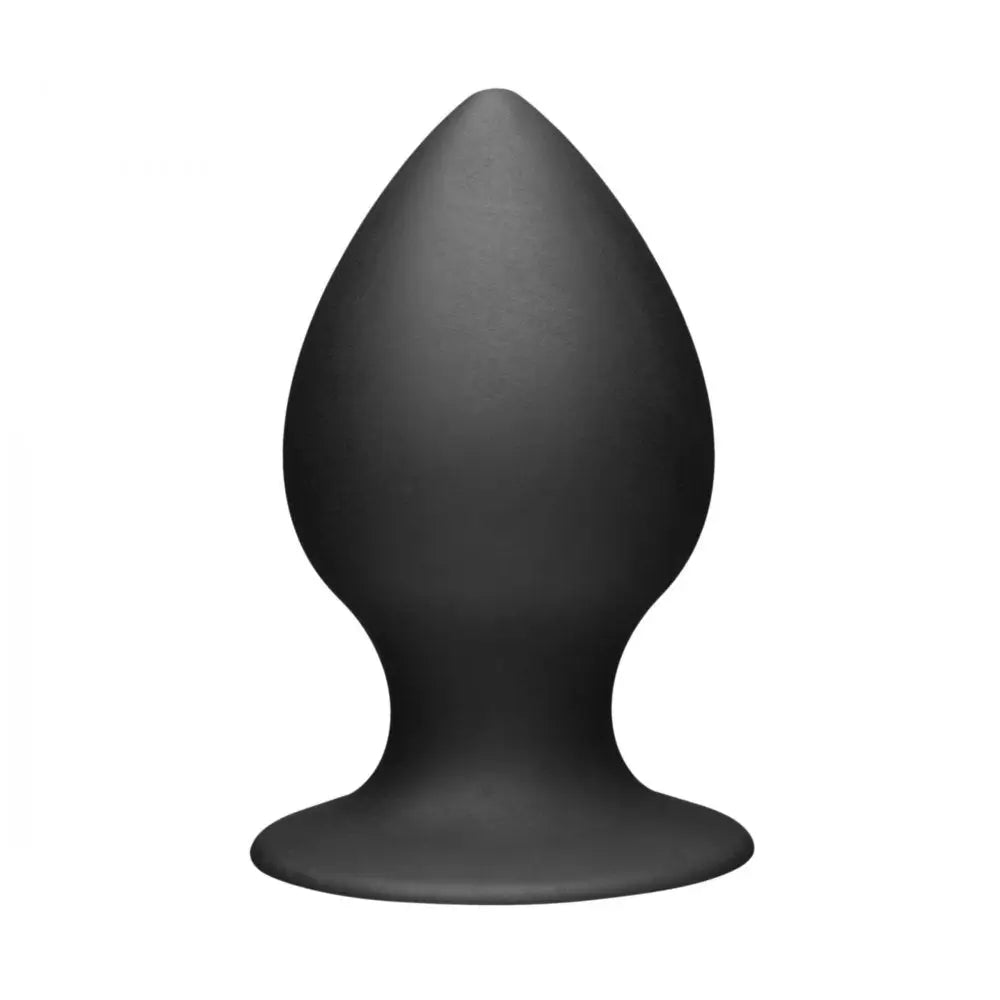 Tom of Finland® Silicone Anal Plug - X-Large / Black - Butt