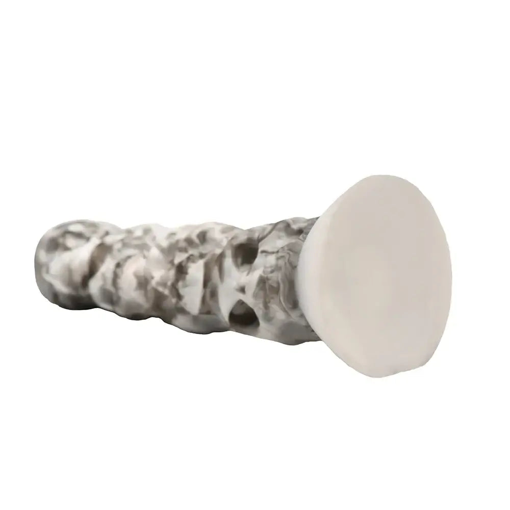 Tower of Doom Silicone Dildo - Gray