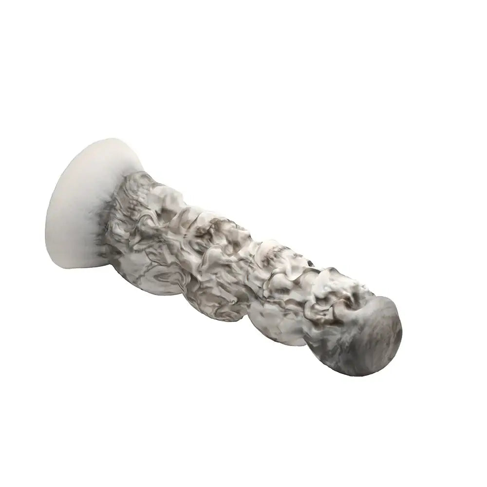 Tower of Doom Silicone Dildo - Gray