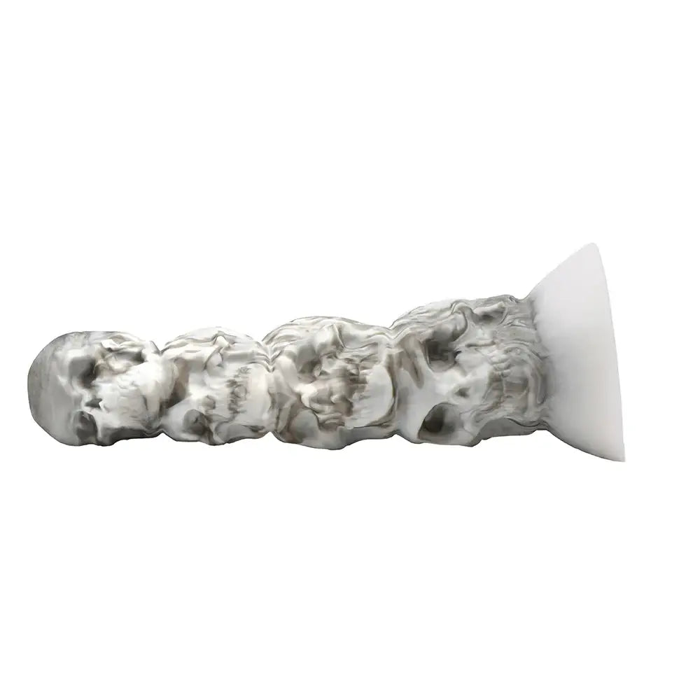 Tower of Doom Silicone Dildo - Gray