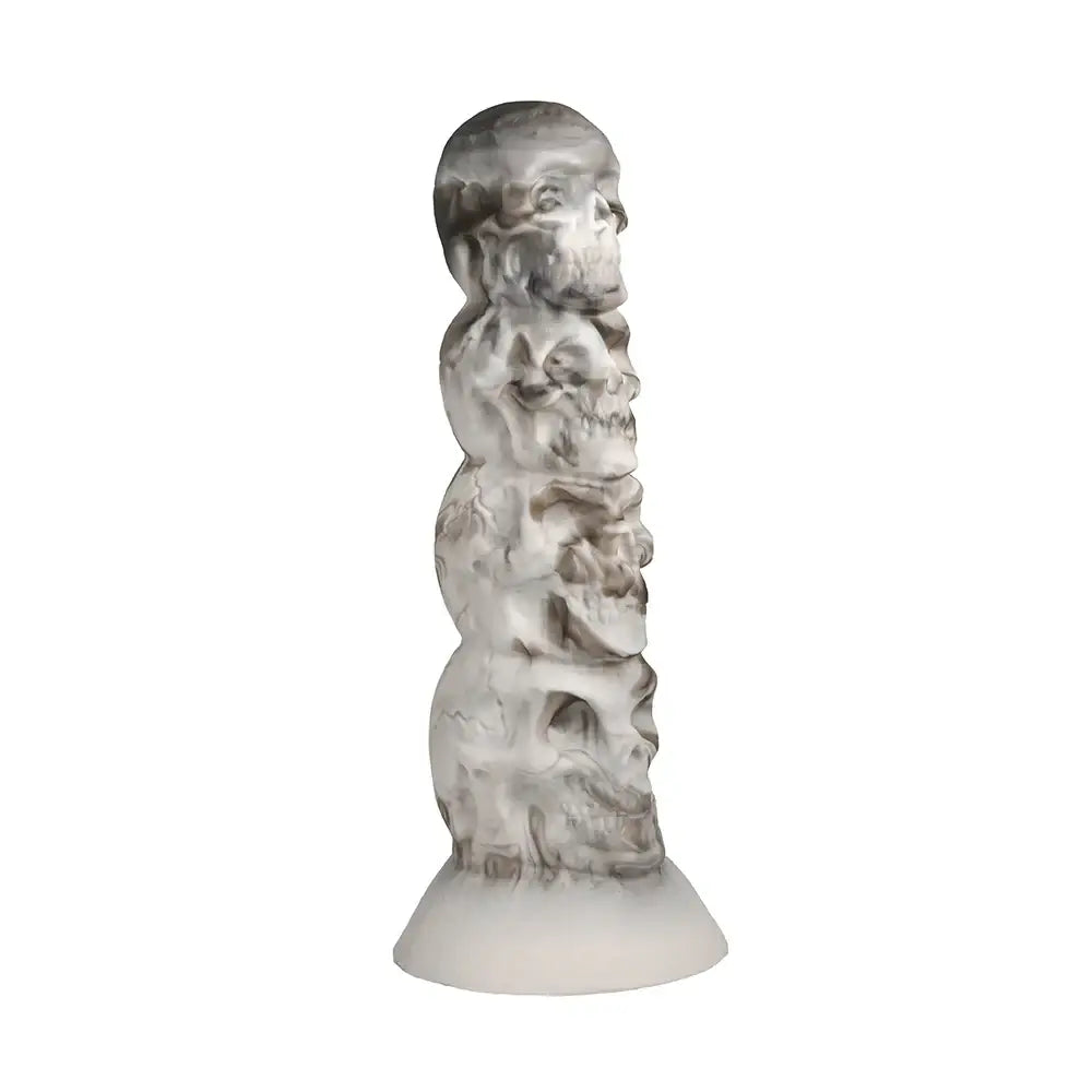 Tower of Doom Silicone Dildo - Gray