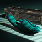 Zalo Ares G-Spot Rabbit Vibrator Green - Rolik®