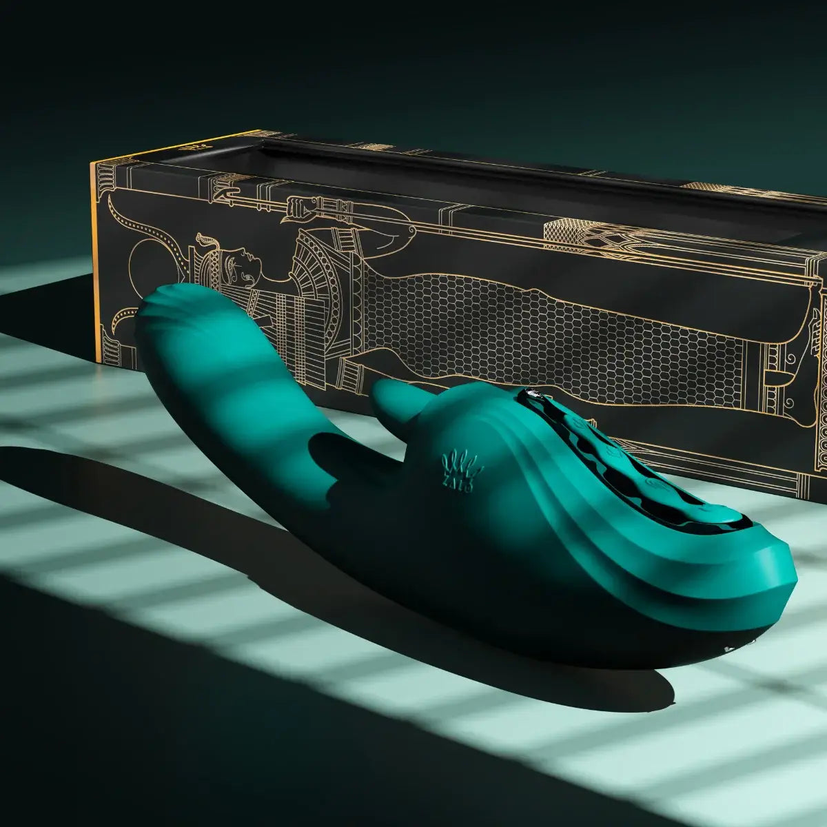 Zalo Ares G-Spot Rabbit Vibrator Green - Rolik®