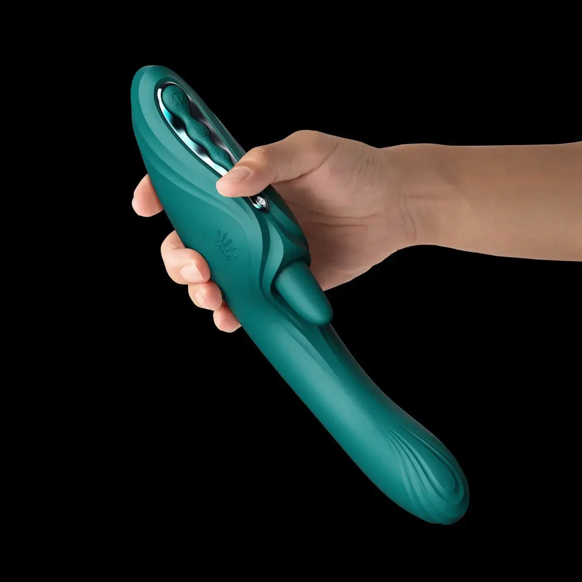 Zalo Ares G-Spot Rabbit Vibrator Green - Rolik®