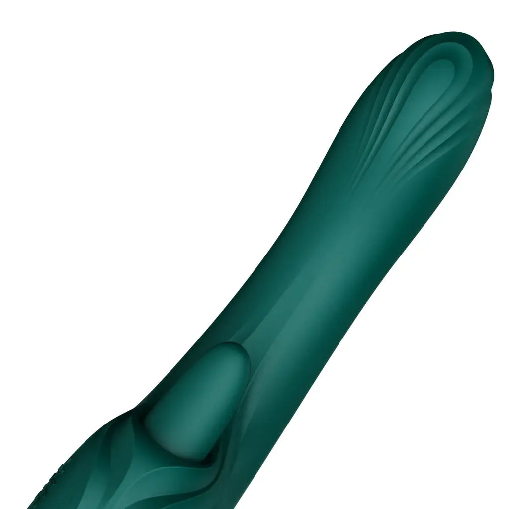 Zalo Ares G-Spot Rabbit Vibrator Green - Rolik®