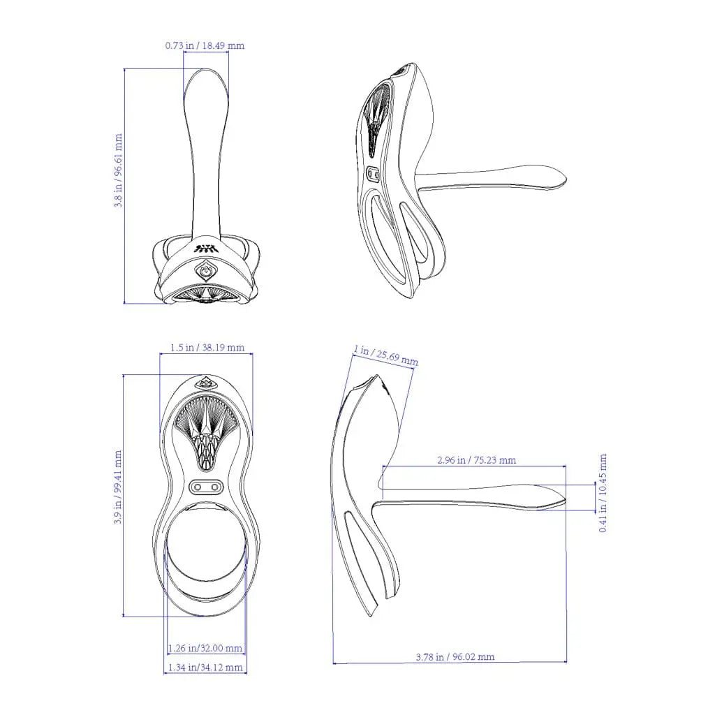 Zalo Bayek Vibrating Smart Couples Ring with Remote - Rolik®
