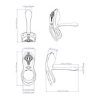Zalo Bayek Vibrating Smart Couples Ring with Remote - Rolik®