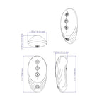 Zalo Bayek Vibrating Smart Couples Ring with Remote - Rolik®