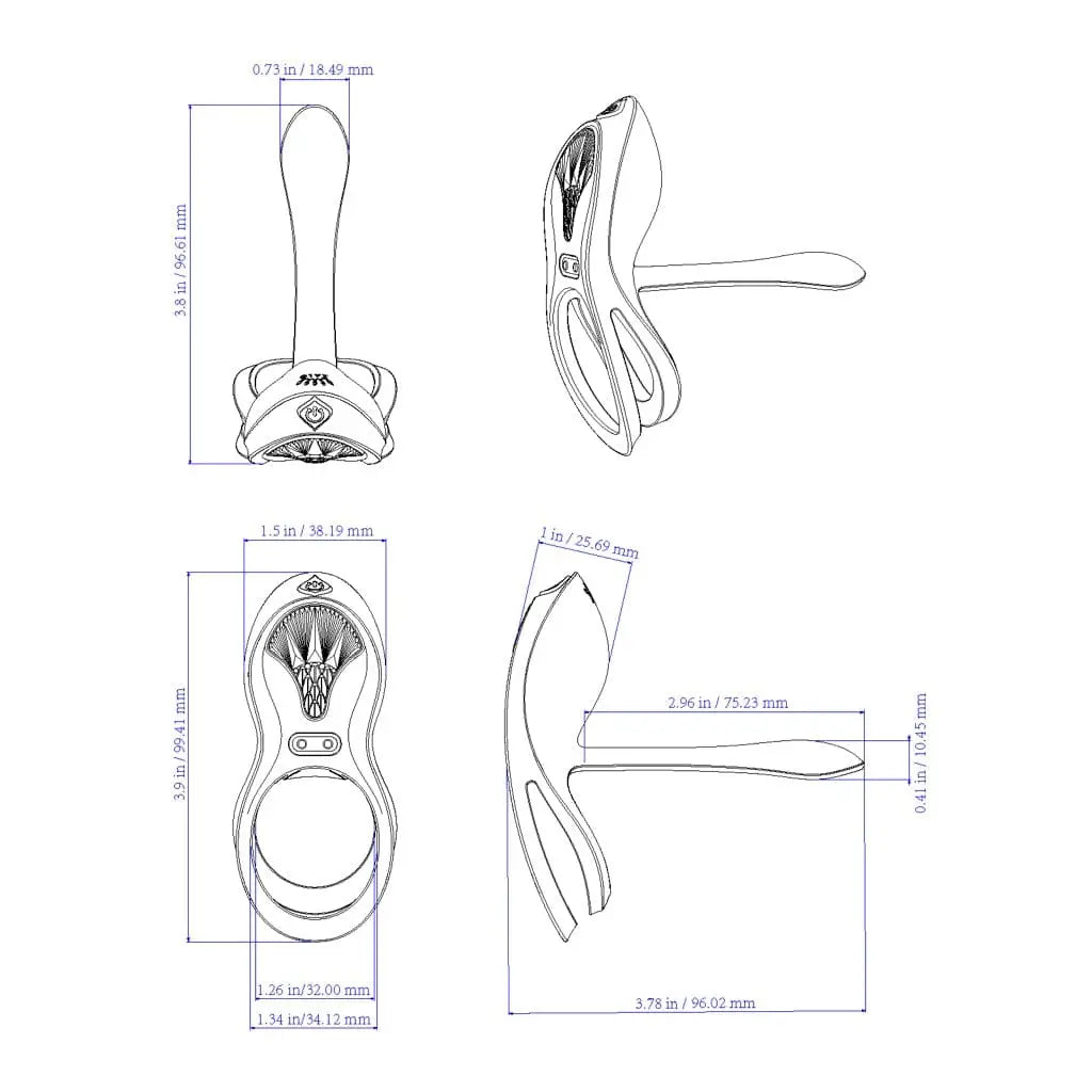 Zalo Bayek Vibrating Smart Couples Ring with Remote - Rolik®
