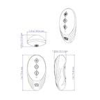 Zalo Bayek Vibrating Smart Couples Ring with Remote - Rolik®