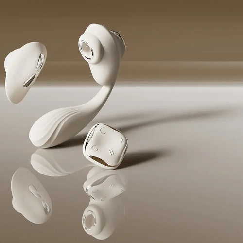 Zalo Deya Wearable Dual Vibrator with App Control – Hands-Free Couples White