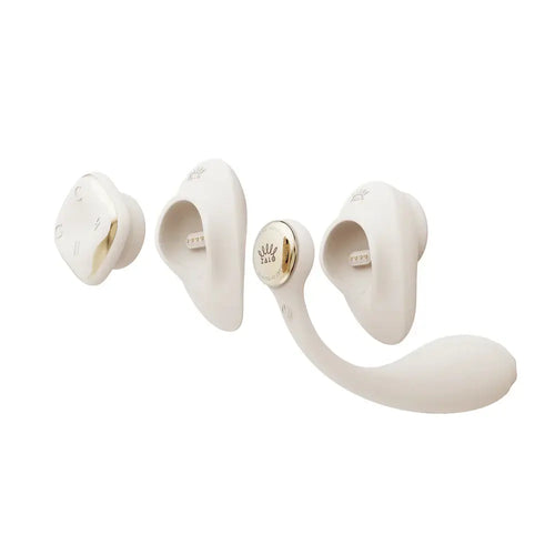 Zalo Deya Wearable Dual Vibrator with App Control – Hands-Free Couples White