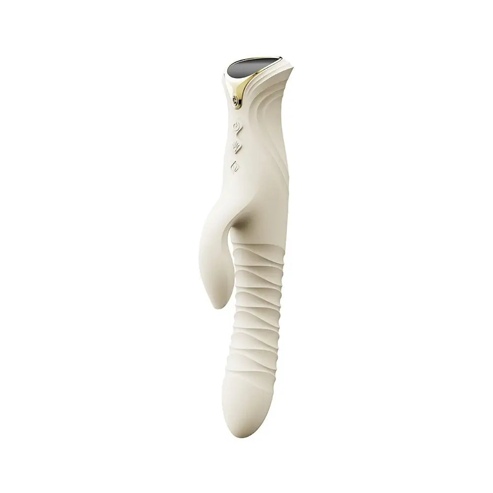 Zalo Mose 2 Thrusting Rabbit Vibrator with Heating & App Control Ivory