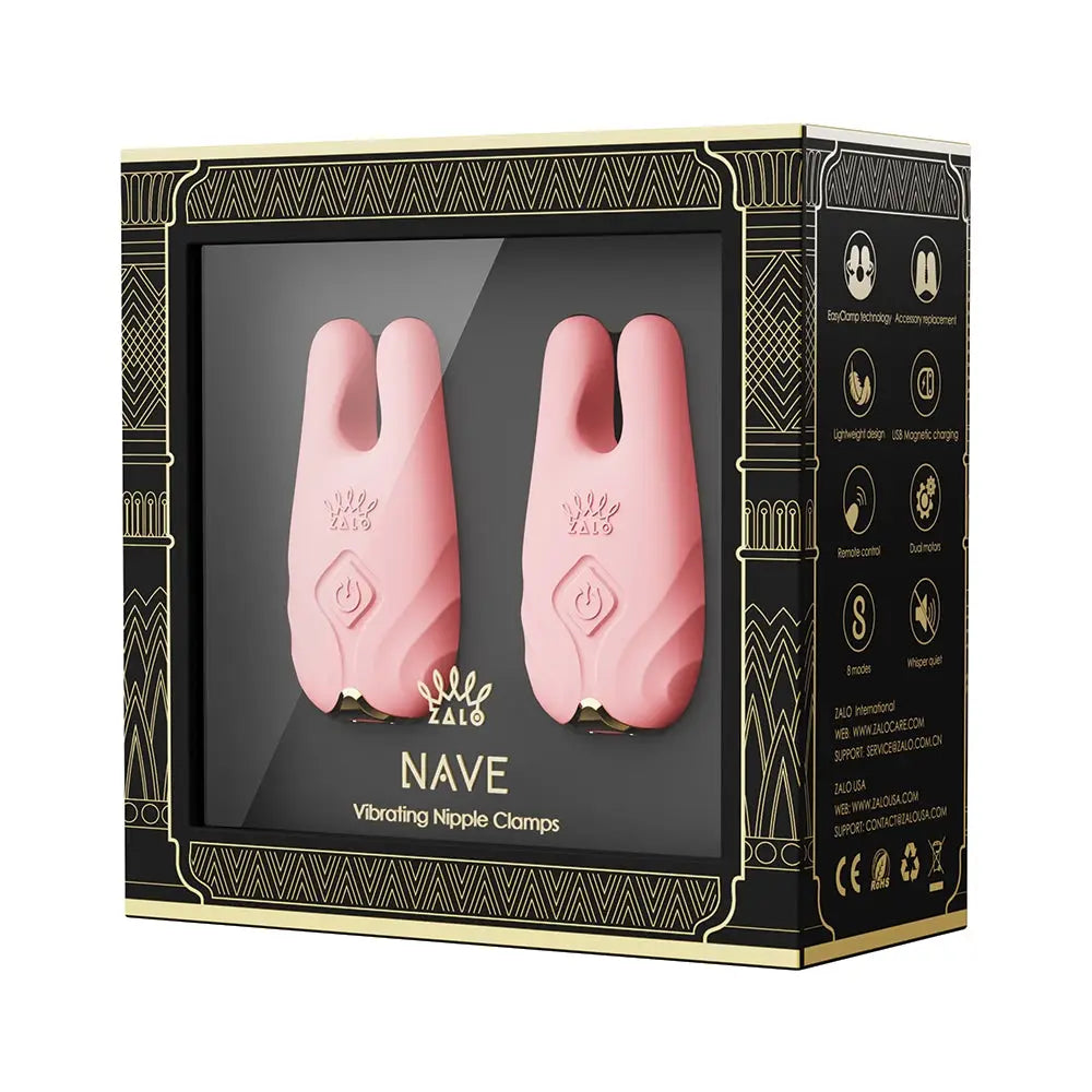 Nave Remote Vibrating Nipple Clamps