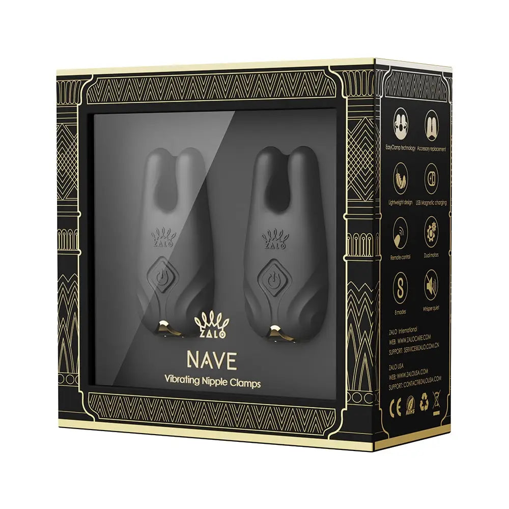 Nave Remote Vibrating Nipple Clamps