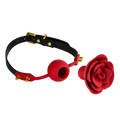 Zalo & UPKO Doll Designer Collection Rose Ball Gag - Red - Gags