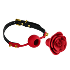 Zalo & UPKO Doll Designer Collection Rose Ball Gag - Red - Gags