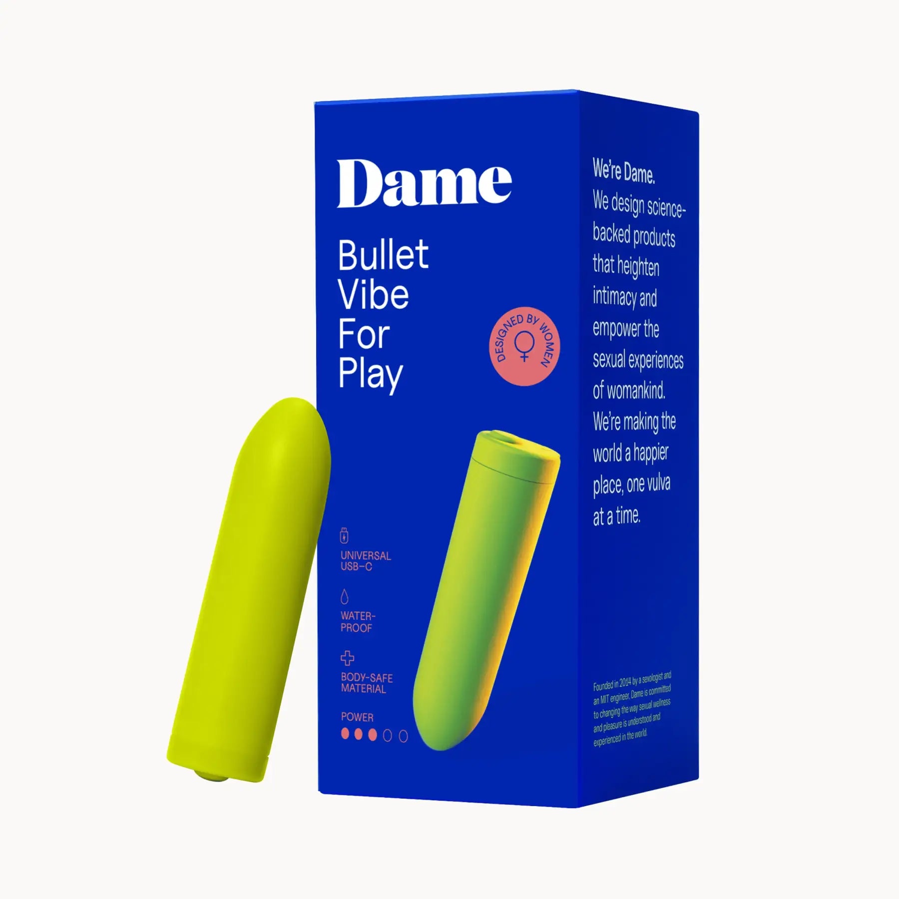 Dame Products Zee™ Bullet Vibrator Rolik®