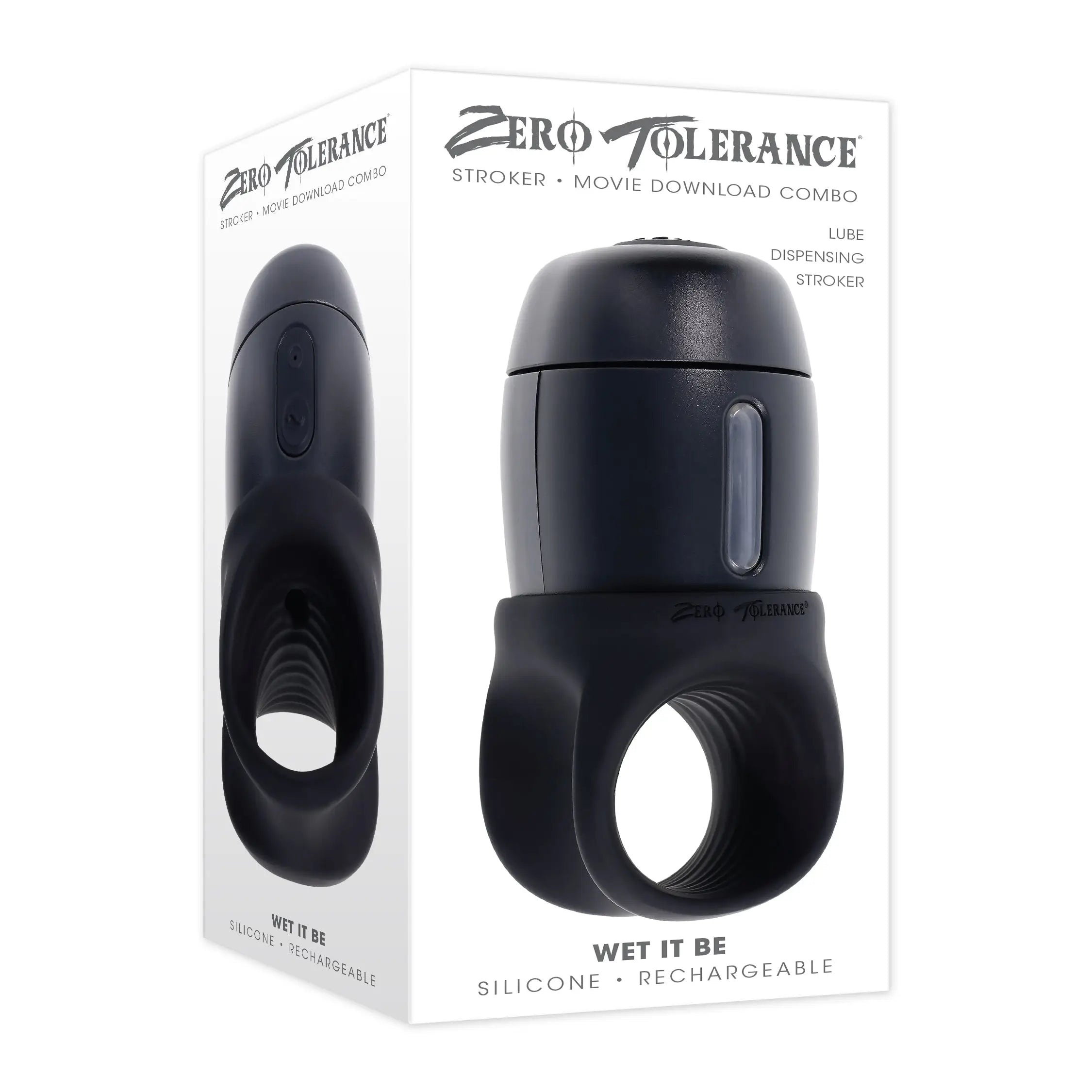 Wet It Be Self - Lubricating Stroker - Black - Masturbator