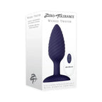 Wicked Twister Remote Vibrating Butt Plug with - Purple