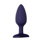 Wicked Twister Remote Vibrating Butt Plug with - Purple