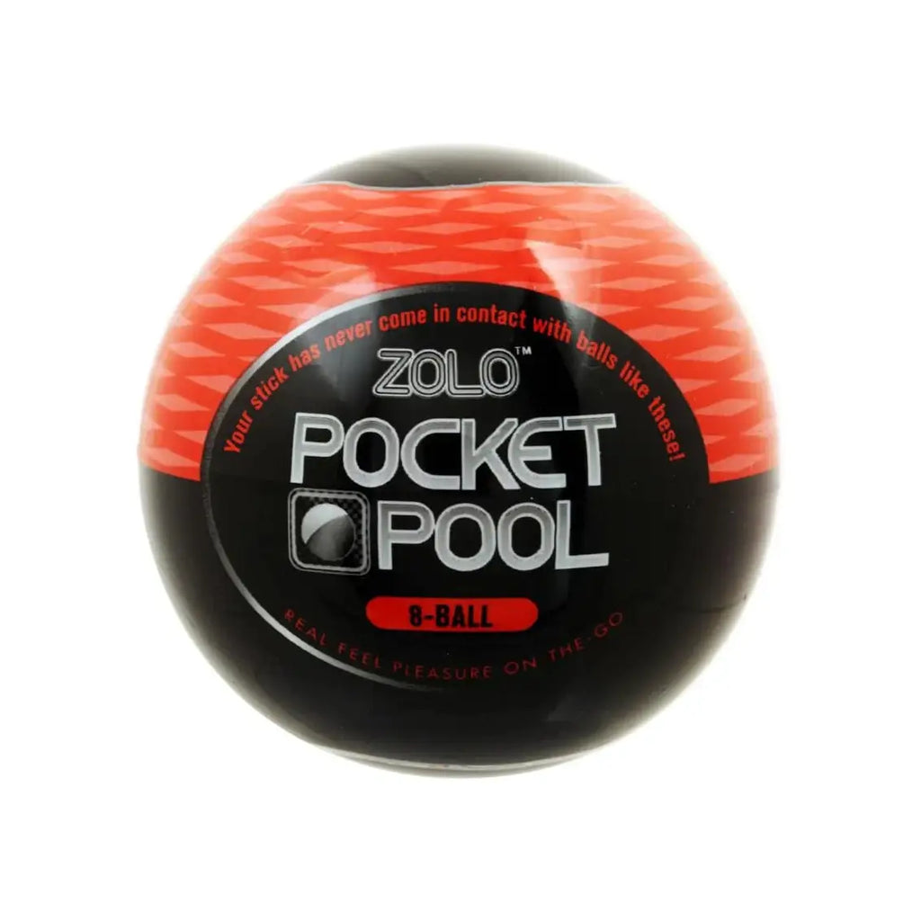 Zolo™ Pocket Pool On - The - Go Stimulator Sleeves - 8 Ball - Masturbator
