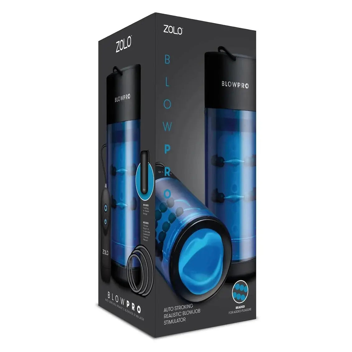 Blowpro Auto - Stroking Masturbator - Blue