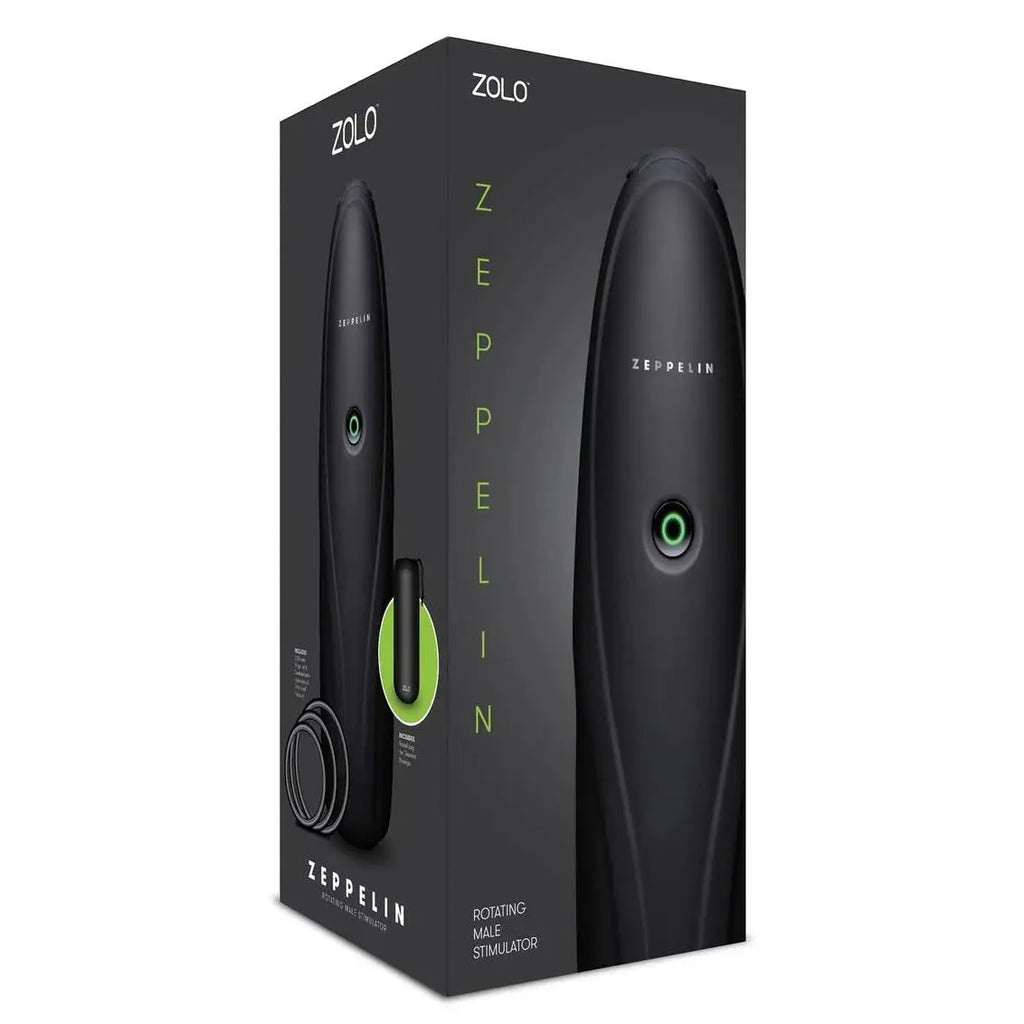 Zeppelin Vibrating Masturbator - Black