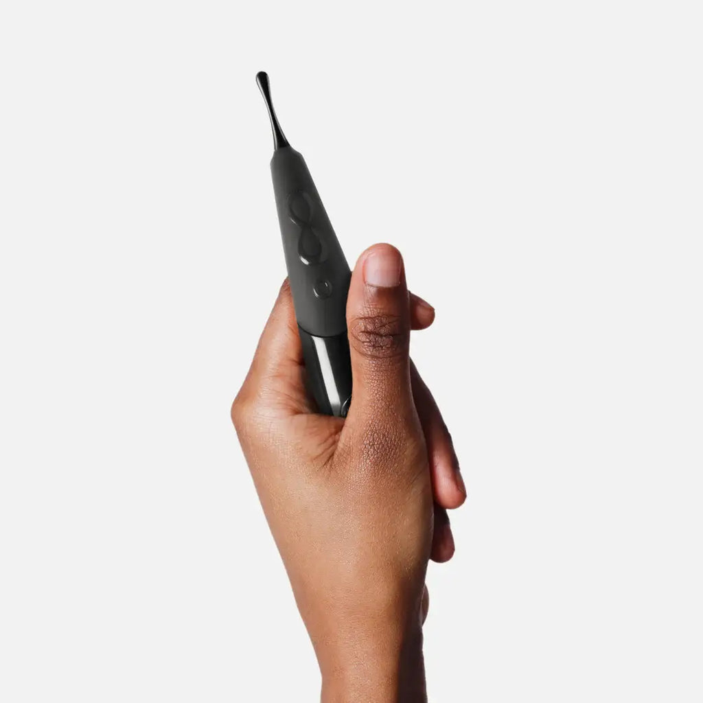 E Pinpoint Stimulator for High - intensity Orgasm - Black - Vibrator